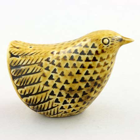ブリト・ルイス・サンデル 鳥の家族の陶板 1970年代 26cm グスタフスベリ Britt Louise Snudell/ブリト・ルイス・サンデル